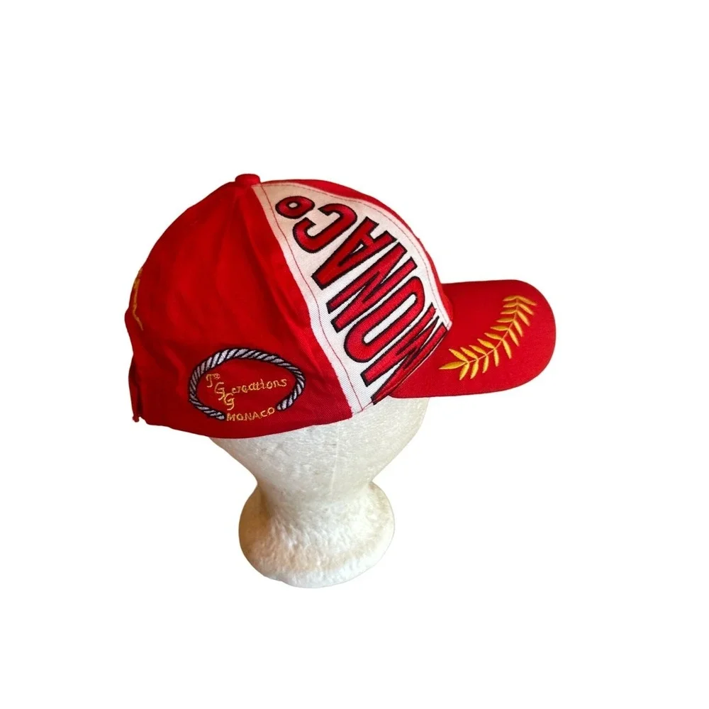 Monaco Racing Team Large Graphic Baseball Hat‎ Cap Adjustable
